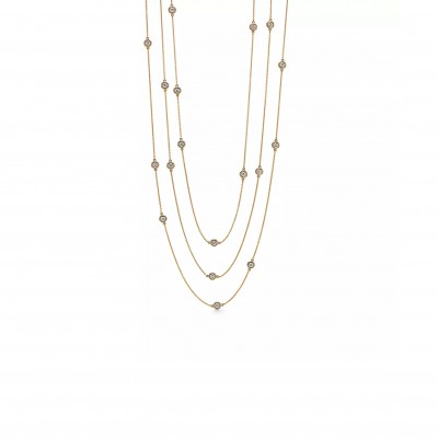 TIFFANY ELSA PERETTI® DIAMONDS BY THE YARD® SPRINKLE NECKLACEIN YELLOW GOLD 71285022